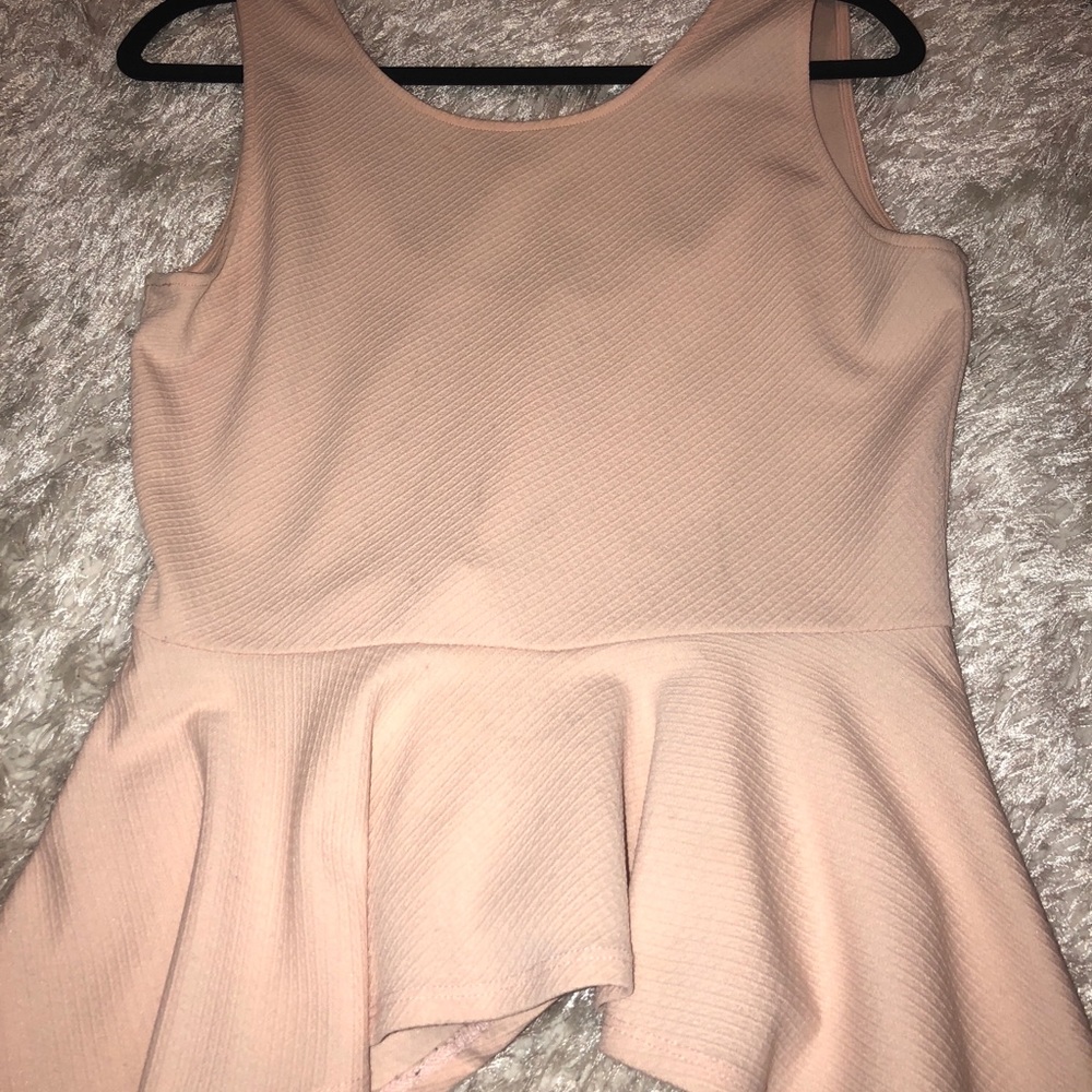 Light Pink Peplum top